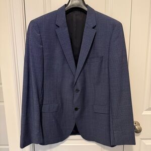 Hugo Boss Plaid Wool Blazer